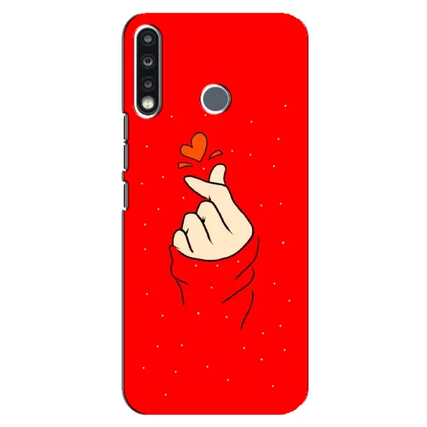 Чехол с рисунком «Сердце на красном» для TECNO Camon 12 CC7 Чехол с рисунком «Сердце на красном» для TECNO Camon 12 CC7