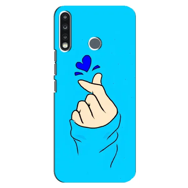Чехол с рисунком «Сердце на синем» для TECNO Camon 12 CC7 Чехол с рисунком «Сердце на синем» для TECNO Camon 12 CC7