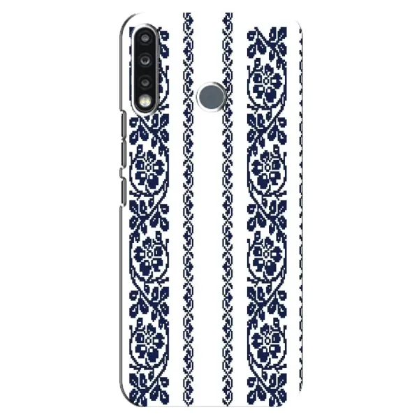 Чехол с рисунком «Синяя вышиванка» для TECNO Camon 12 CC7 Чехол с рисунком «Синяя вышиванка» для TECNO Camon 12 CC7