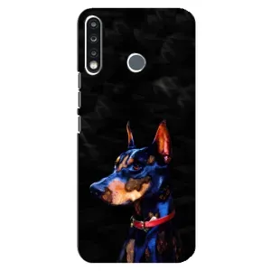 Бампер для TECNO Camon 12 CC7 с картинкой "Песики" (Собака Мопс)