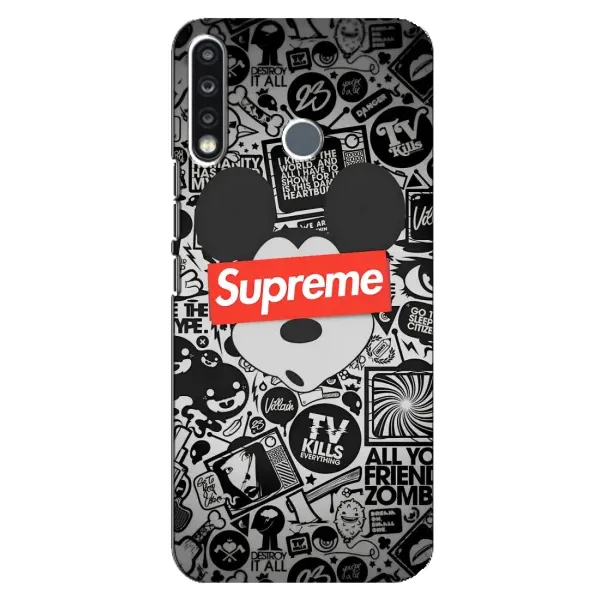 Чехол с рисунком «Supreme Маус» для TECNO Camon 12 CC7 Чехол с рисунком «Supreme Маус» для TECNO Camon 12 CC7