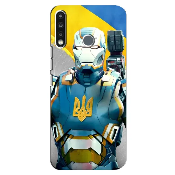 Чехол с рисунком «Украинский робокоп» для TECNO Camon 12 CC7