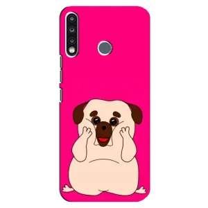 Чехол (ТПУ) Милые собачки для TECNO Camon 12 CC7 (Веселый Мопсик)