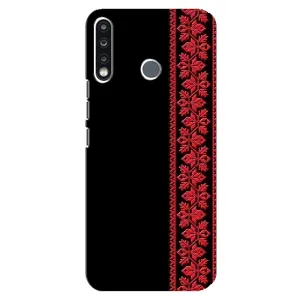 Силиконовый Чехол на TECNO Camon 12 CC7 с картинкой Вышиванки