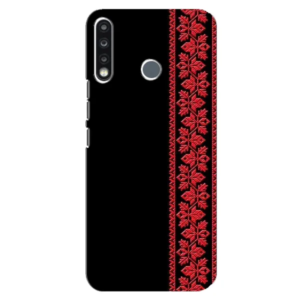 Чехол с рисунком «Вышиванка на черном» для TECNO Camon 12 CC7 Чехол с рисунком «Вышиванка на черном» для TECNO Camon 12 CC7
