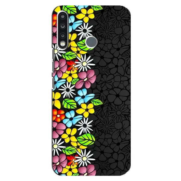 Чохол з малюнком «Яскраві квіти» для TECNO Camon 12 CC7