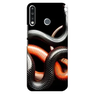 Чехлы с изображением разных животных для TECNO Camon 12 CC7 (Змея)