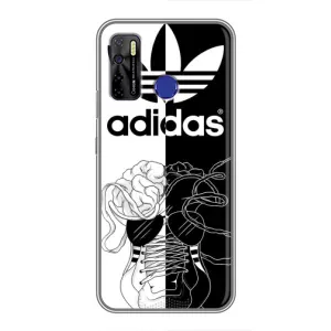 Чохол с стилі "Адідас" для Техно Камон 15 Ейр (Adidas шнурки)