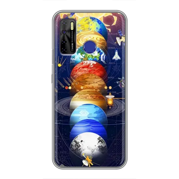 Чехол с рисунком «Арт планети» для TECNO Camon 15 Air Чехол с рисунком «Арт планети» для TECNO Camon 15 Air