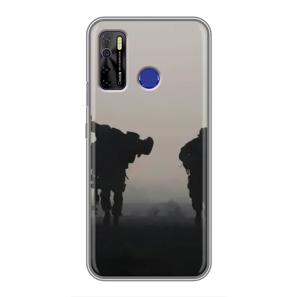 Чехол с рисунком «Бой солдат» для TECNO Camon 15 Air Чехол с рисунком «Бой солдат» для TECNO Camon 15 Air