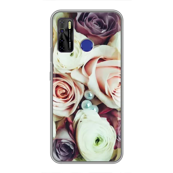 Чехол с рисунком «Букет РОЗ» для TECNO Camon 15 Air Чехол с рисунком «Букет РОЗ» для TECNO Camon 15 Air