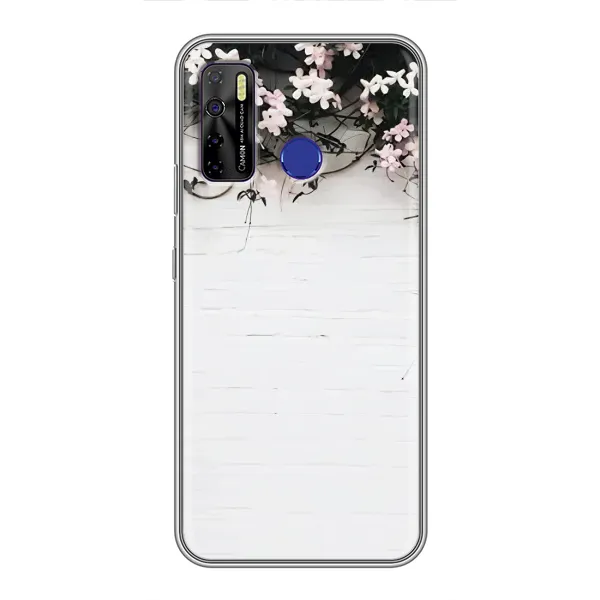 Чехол с рисунком «Цветы на стене» для TECNO Camon 15 Air Чехол с рисунком «Цветы на стене» для TECNO Camon 15 Air