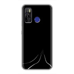 Чохол з картинками на чорному фоні для TECNO Camon 15 Air (Дорога)