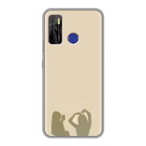 Чехол Стильные девушки на TECNO Camon 15 Air (Фото подруги)