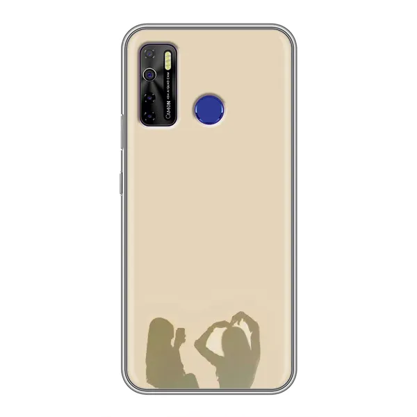 Чехол с рисунком «Фото подруги» для TECNO Camon 15 Air