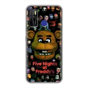 Чехлы Пять ночей с Фредди для Техно Камон 15 Ейр (Freddy)