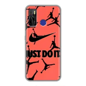 Силіконовый Чохол Nike Air Jordan на Техно Камон 15 Ейр
