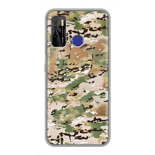 Чехол с рисунком «Камуфляжный» для TECNO Camon 15 Air Чехол с рисунком «Камуфляжный» для TECNO Camon 15 Air
