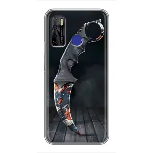 Чехол КИБЕРСПОРТ для TECNO Camon 15 Air (Кинжал КС ГО)