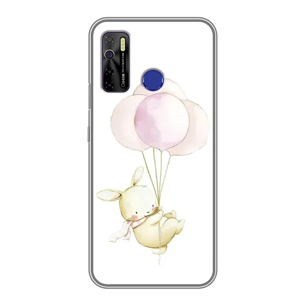 Чехол с рисунком «Кролик и шарики» для TECNO Camon 15 Air Чехол с рисунком «Кролик и шарики» для TECNO Camon 15 Air
