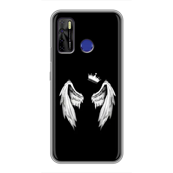 Чехол с рисунком «Крылья и корона» для TECNO Camon 15 Air Чехол с рисунком «Крылья и корона» для TECNO Camon 15 Air