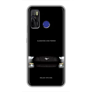 Чехлы с тематикой "Крутые машины" на TECNO Camon 15 Air (Черный Land Rover)