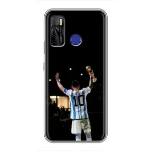 Чехлы Лео Месси Аргентина для TECNO Camon 15 Air (Лео Чемпион)