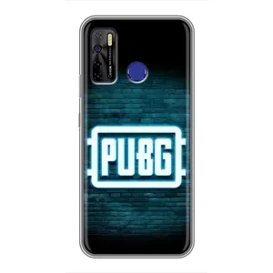 Чохол (TPU) з картинкою "Лого Пабг" на Техно Камон 15 Ейр (Лого PUBG)