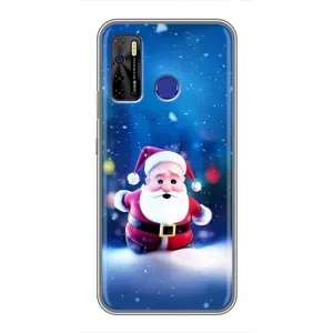 Чехлы на Новый Год TECNO Camon 15 Air (Маленький Дед Мороз)