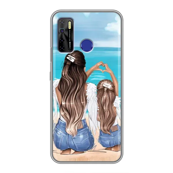 Чехол с рисунком «Мама и дочь» для TECNO Camon 15 Air Чехол с рисунком «Мама и дочь» для TECNO Camon 15 Air