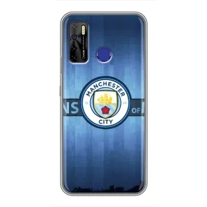 Силиконовые Чехлы принт Футбол на TECNO Camon 15 Air (ManCity)