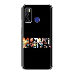 Силиконовый Чехол для TECNO Camon 15 Air (MARVEL)