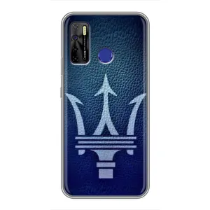 Чехлы с тематикой "Крутые машины" на TECNO Camon 15 Air (Лого Maserati)