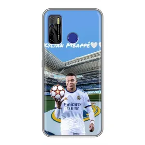 Чохол (TPU) з Футболістом на TECNO Camon 15 Air (Mbappe Real)