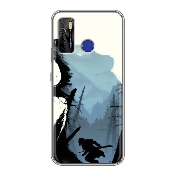 Чехол с рисунком «Медведь и лес» для TECNO Camon 15 Air Чехол с рисунком «Медведь и лес» для TECNO Camon 15 Air