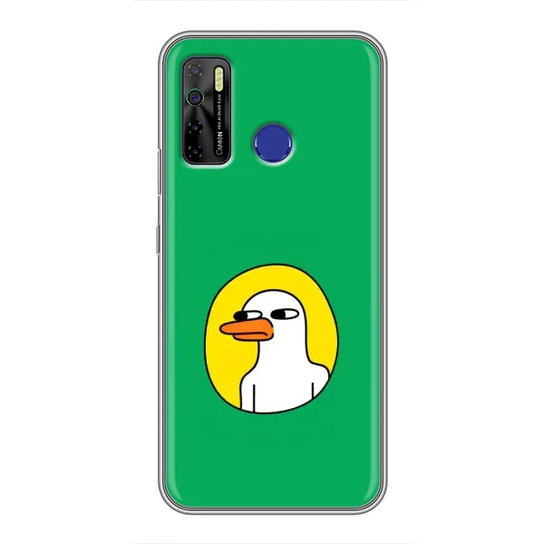 Чехол с рисунком «Мем Утка» для TECNO Camon 15 Air Чехол с рисунком «Мем Утка» для TECNO Camon 15 Air