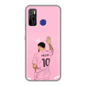 Чехлы Лео Месси в Майами на TECNO Camon 15 Air (Месси Маями)
