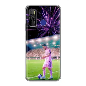 Чехлы Лео Месси в Майами на TECNO Camon 15 Air (Месси в Майами)