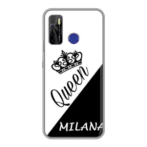 Чехлы для TECNO Camon 15 Air - Женские имена (MILANA)