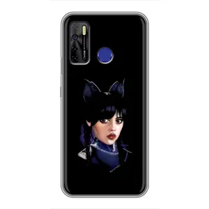 Чохол з картинкою Венсдей на TECNO Camon 15 Air (Мила Венсдей)