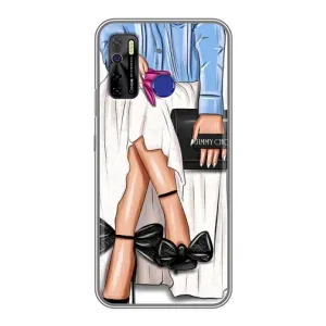Силиконовый Чехол на TECNO Camon 15 Air с картинкой Стильных Девушек