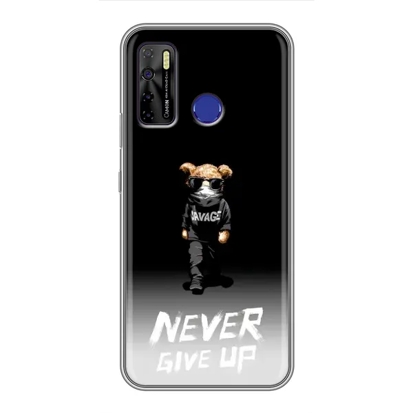 Чехол с рисунком «Never» для TECNO Camon 15 Air Чехол с рисунком «Never» для TECNO Camon 15 Air