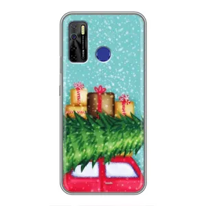 Чохол новорічна ялинка на TECNO Camon 15 Air (Новорічний настрій)