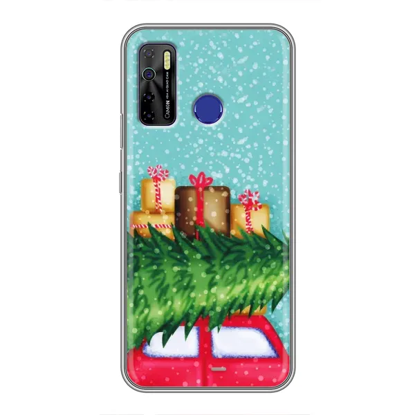 Чехол с рисунком «Новогодние подарки» для TECNO Camon 15 Air Чехол с рисунком «Новогодние подарки» для TECNO Camon 15 Air