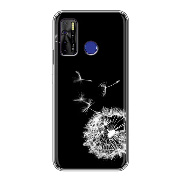 Чехол с рисунком «Одуванчик на чёрном» для TECNO Camon 15 Air Чехол с рисунком «Одуванчик на чёрном» для TECNO Camon 15 Air