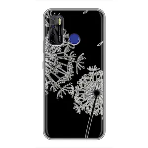 Силиконовый Чехол с одуванчиками на TECNO Camon 15 Air (Одуванчики)