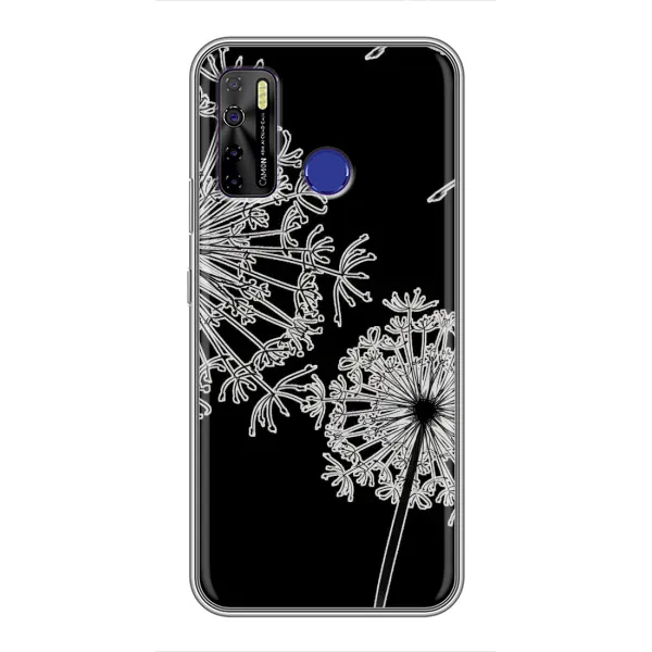 Чехол с рисунком «Одуванчики» для TECNO Camon 15 Air Чехол с рисунком «Одуванчики» для TECNO Camon 15 Air