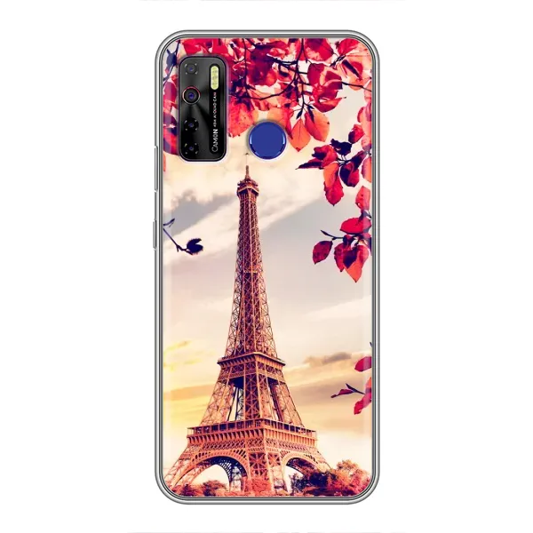 Чехол с рисунком «Paris photo» для TECNO Camon 15 Air