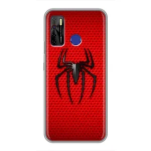 Чехол Супергерой Человека Паука на TECNO Camon 15 Air (Паук марвел)