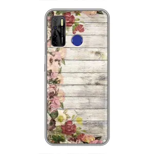 Чохли з тематикою "КВІТИ" на TECNO Camon 15 Air (Плетені квіти)